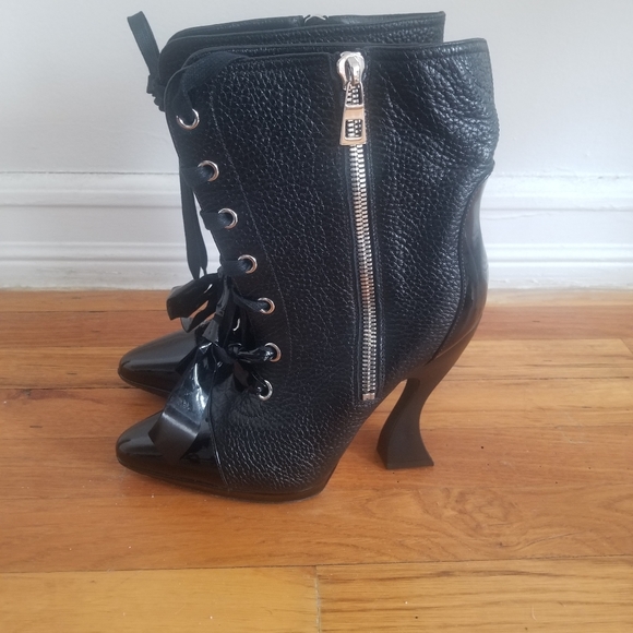 LOEWE Lace Up Boot - Black 41 - Picture 4 of 11